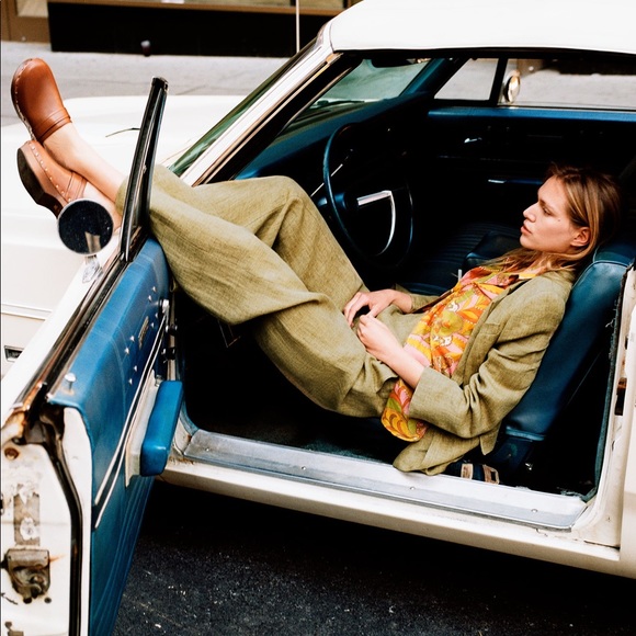 Zara Oversized Linen Blazer Limited Edition - Picture 5 of 15